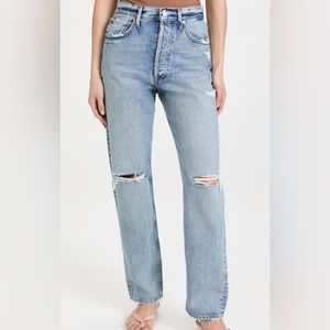 AGOLDE 90’s mid rise loose fit jeans in blue!